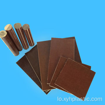ຄໍາຮ້ອງສະຫມັກໄຟຟ້າ Brown Fabric Phenolic Cotton Sheet